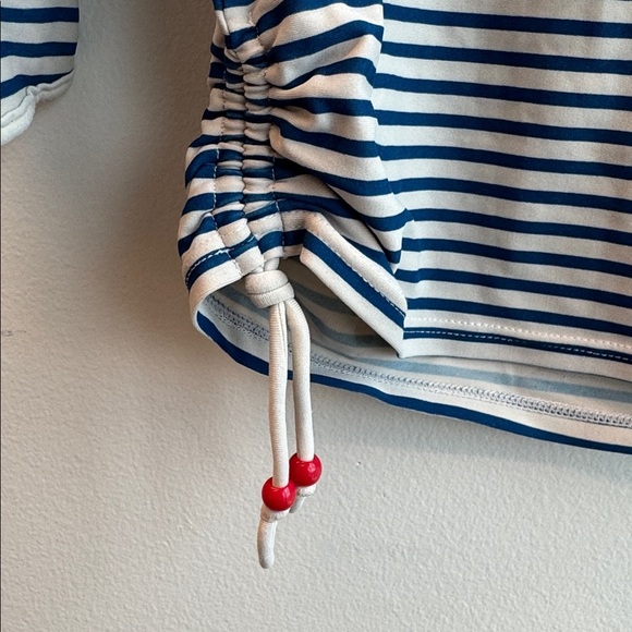 SUNUVA Striped Long Sleeve Sunwear Protection Shirt with Red "Glasses" - Picture 2 of 7